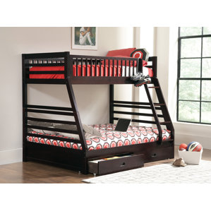 Rafael Twin over Full Bunk Bed with Storage by Viv + Rae