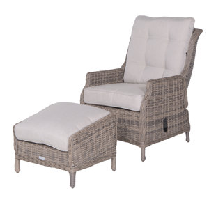 Loungesessel Veracruz mit Kissen von Wildon Home