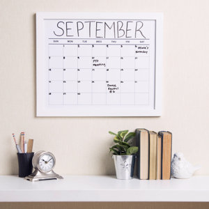 Day Planner Org Wall Mounted Calendar Board