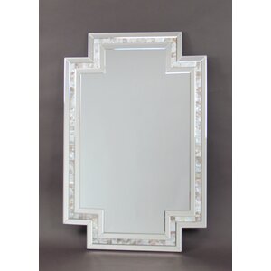 Mother of Pearl Beveled Mirror