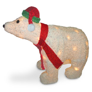 Polar Bear Outdoor Decoration Wayfair Decorative Décor Polar Bear Christmas Decoration