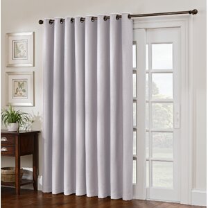 Solid Blackout Grommet Single Curtain Panel