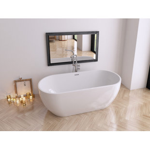 Round Anese Soaking Tub Wayfair Venezia 70 X 31 Freestanding Soaking Bathtub