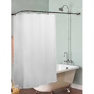 Chrome Utopia Alley Shower Curtain Rods You Ll Love Wayfair Quickview