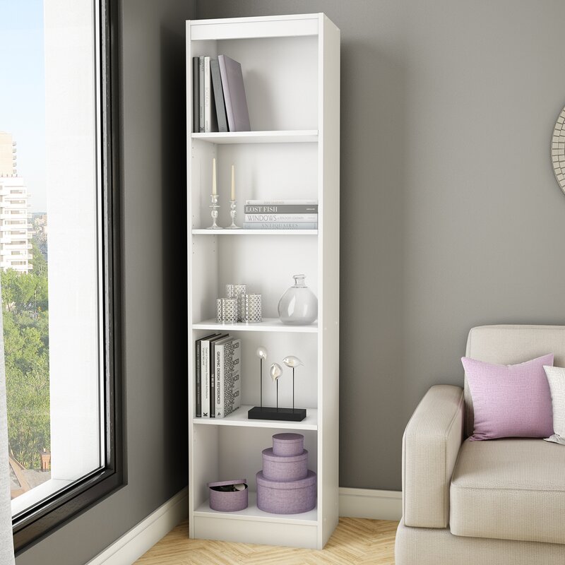 South Shore Axess Narrow Bookcase & Reviews | Wayfair