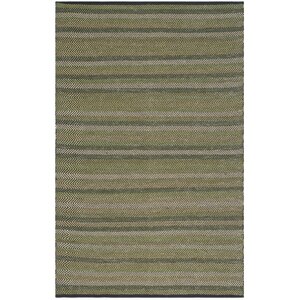 Chiginagak Hand-Woven Green Area Rug