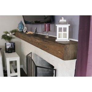 Rustic Fireplace Shelf Mantel