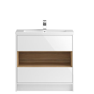 Ultra 80 cm Waschtisch Coast mit Schrank