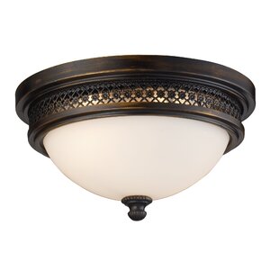 2-Light Flush Mount