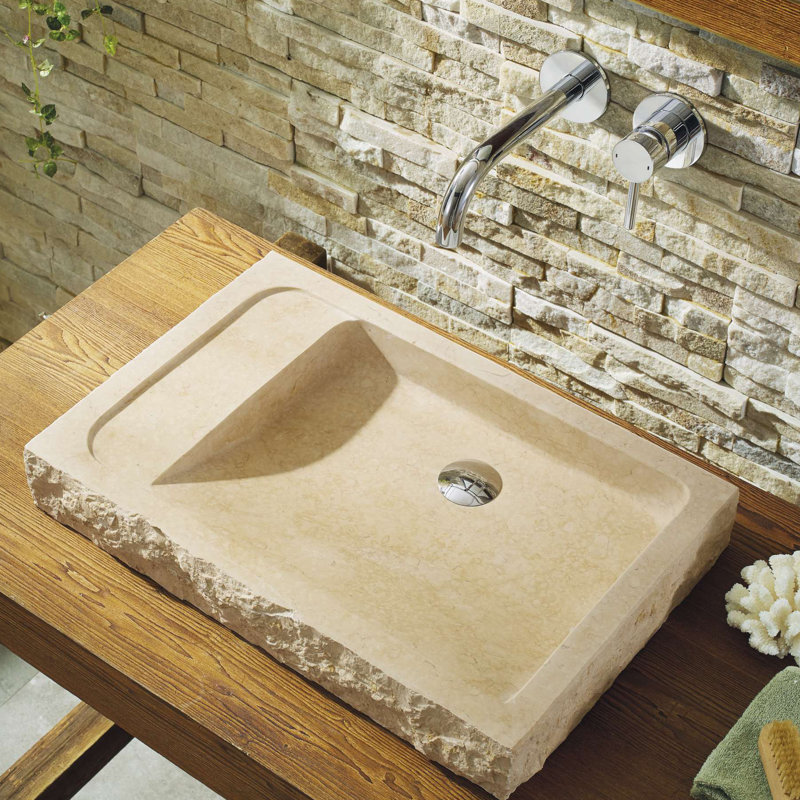Virtu USA Orion Stone Rectangular Vessel Bathroom Sink & Reviews Wayfair