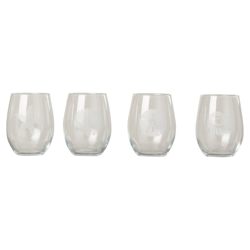 Beachcrest Home Brampton Stemless 21 oz. Wine Glass & Reviews Wayfair