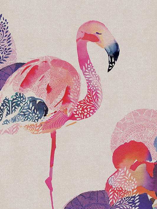 Art Group Tropical Flamingo Canvas Wall Reviews Wayfair Co Uk Tropical Flamingo Canvas Wall Art