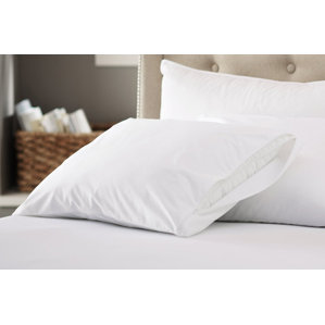200 Thread Count Cotton Zippered Pillow Protector (Set of 2) by Alwyn Home