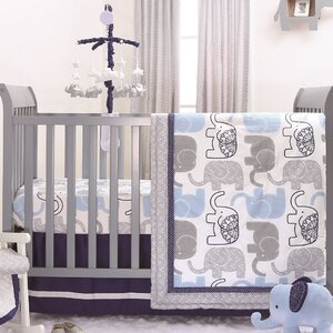 Little 6 Piece Crib Bedding Set