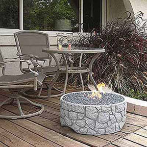 River Rock Fire Pit