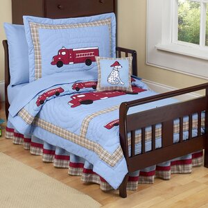 Frankie's Firetruck 5 Piece Toddler Bedding Set