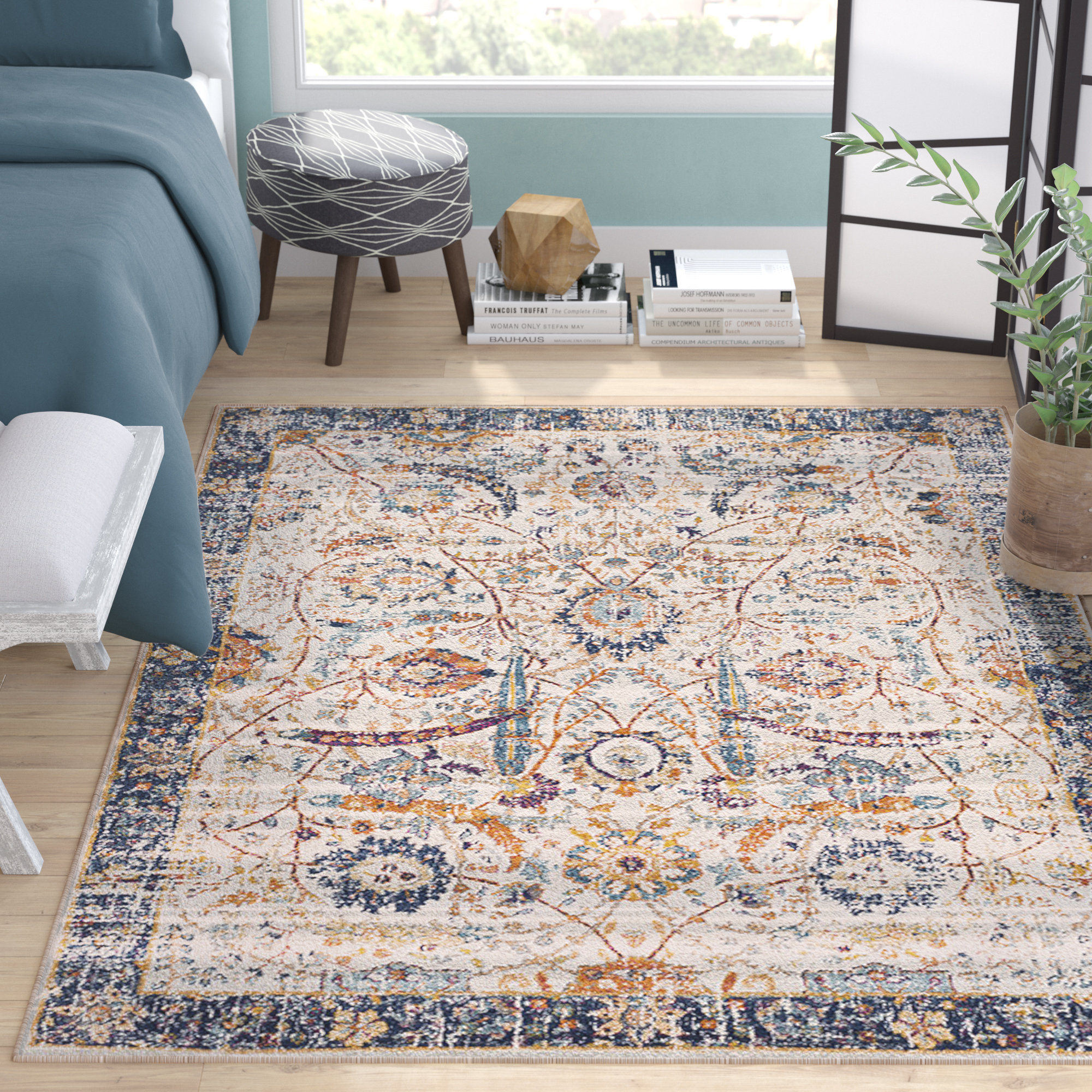 Mistana Hillsby Blue Beige Area Rug Wayfair Mistana Hillsby Blue Beige Area Rug