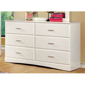 Sabine Modern 6 Drawer Double Dresser by Viv + Rae