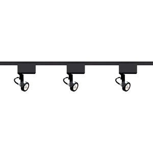 Gimbal 3-Light Low Voltage Ring Track Kit