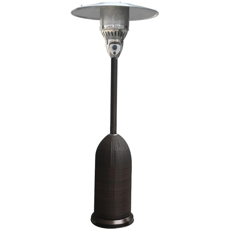 Hanover Round Wicker 41 000 Btu Propane Patio Heater Wayfair Round Wicker 41 000 Btu Propane Patio Heater