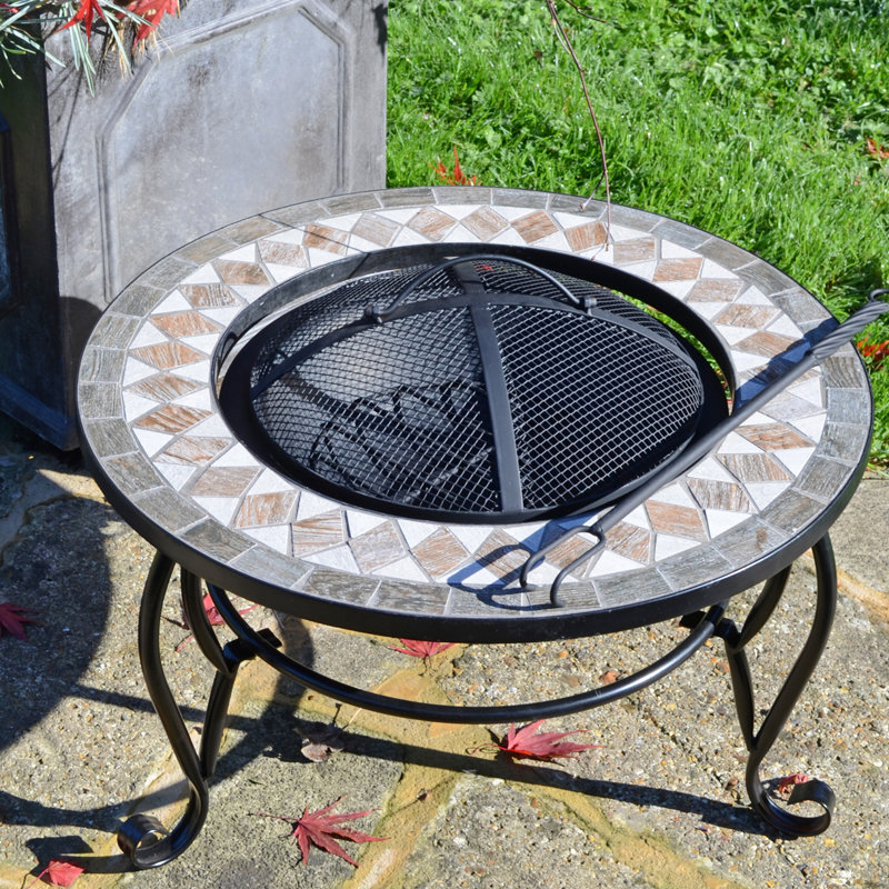 Garten Living Tisch mit Feuerstelle Daenerys | Wayfair.de
