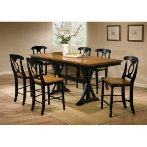 Courtdale 7 Piece Dining Set by Three Posts