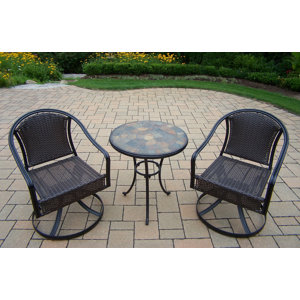 Stone Art Tuscany 3 Piece Bistro Set