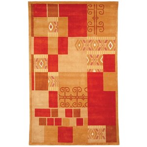 Rodeo Drive Red/Brown Area Rug