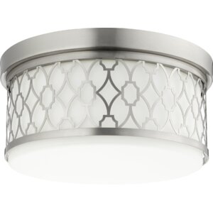 Geometric 3-Light Flush Mount