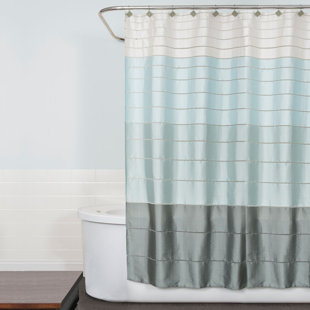 Green Striped Shower Curtains You Ll Love Wayfair Modena Stripe Shower Curtain