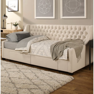 Aron Twin Upholstery Storage Daybed by..