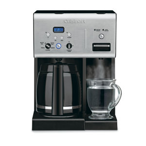 Programmable 12-Cup Coffee Maker with Hot Water System