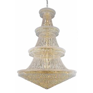 Jessenia 66-Light Chain Crystal Chandelier