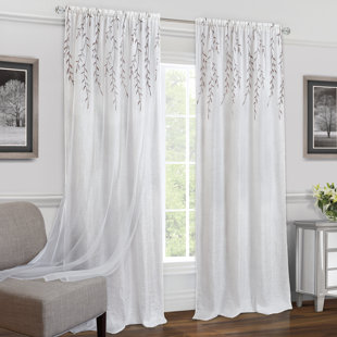 94 Inch White Curtains Wayfair