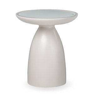 Trance Cosmo Chairside Table by Michael Amini (AICO)