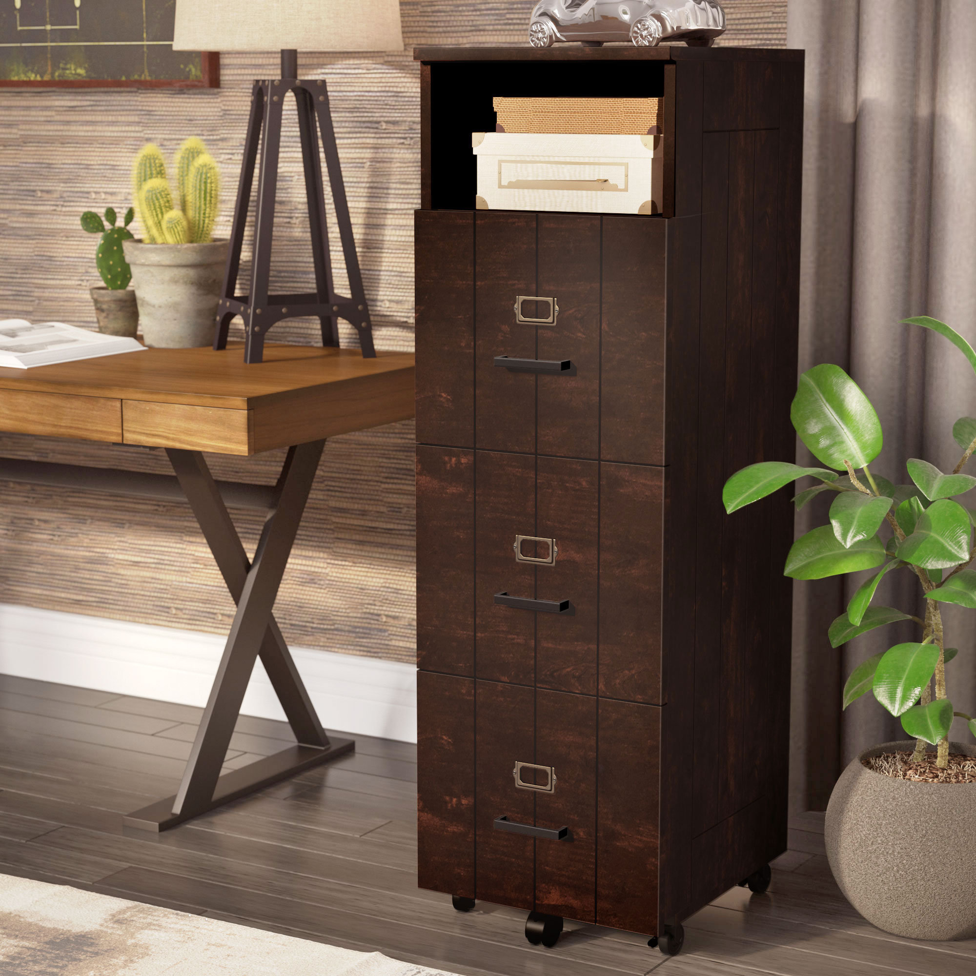 17 Stories Kaj 3 Drawer Vertical Filing Cabinet 17 Stories Kaj 3 Drawer Vertical Filing Cabinet Reviews Wayfair