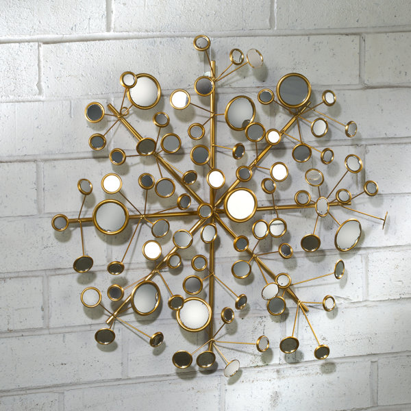 Tripar Snowflake Multi Facet Mirror Wall Décor Reviews Wayfair