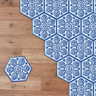 Stick On L Tiles Self Adhesive You Ll Love Hexagon 20cm X 23cm Pvc L Stick Mosaic Tile Set Of 10