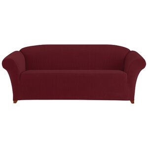 Stretch Pixel Box Cushion Sofa Slipcover