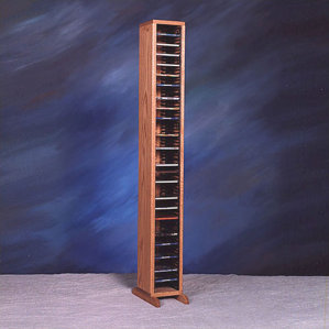 100 Series 80 CD Multimedia Storage Rack by Wood Shed