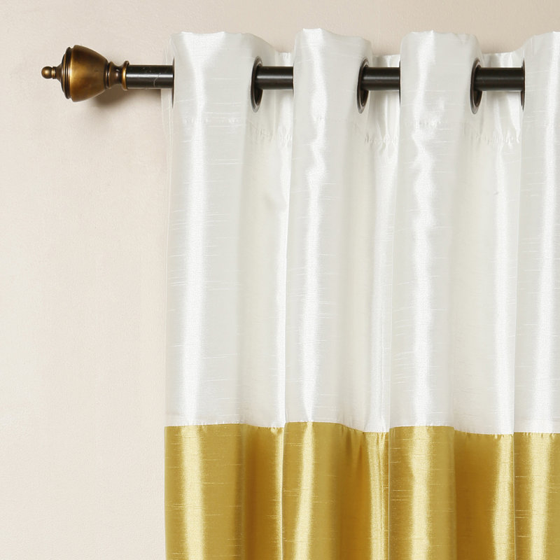 Best Home Fashion, Inc. Grommet Striped Blackout Thermal Curtain Panels