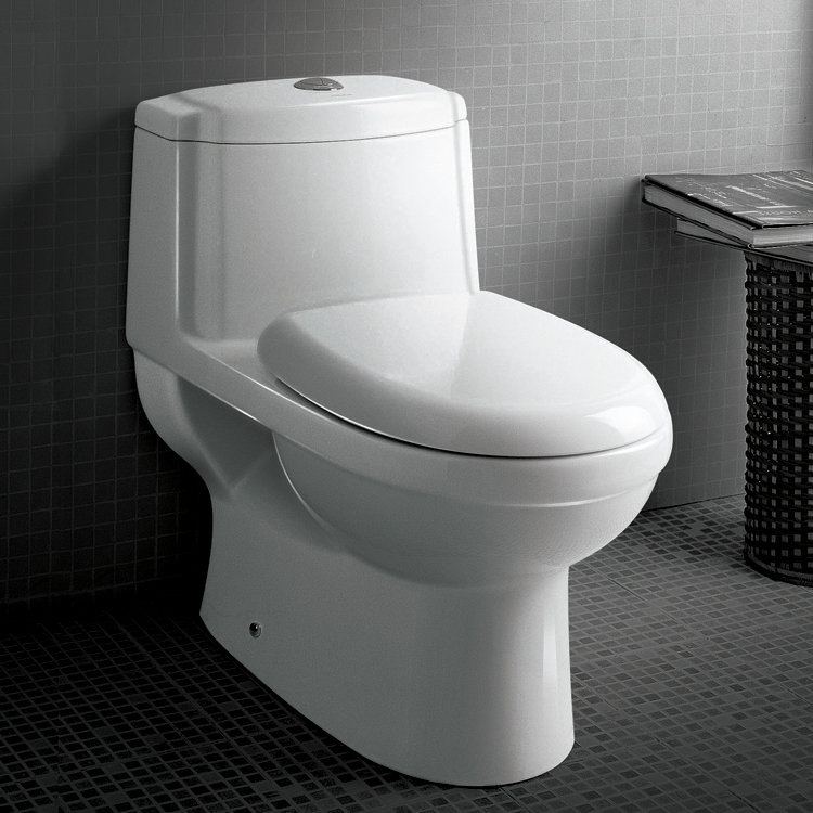 Ariel Bath Platinum Anna Dual Flush Elongated OnePiece Toilet