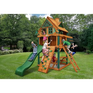 Chateau Treehouse Tower Swing Set