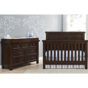 3 Piece Crib Set Wayfair Timber Lake 5 In 1 Convertible 3 Piece Crib Set