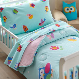 3 Piece Olive Kids Birdie Toddler Sheet Set