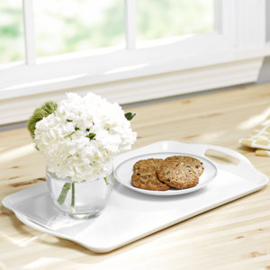 Wayfair Basics Melamine Rectangular Plastic Serving Platter