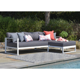 Outdoor Patio Sectional Sofas Wayfair Paloma Sectional With Cushions