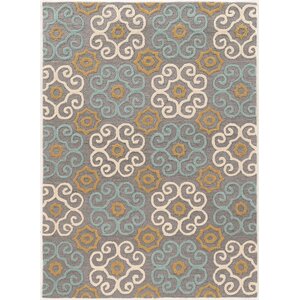 Coggins Hand-Tufted Gray Area Rug