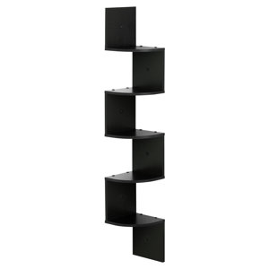 5 Shelf Wall Mount Corner Shelf