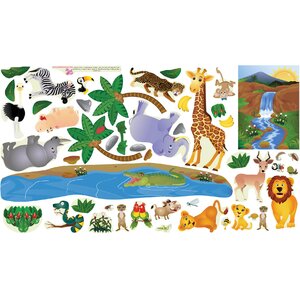 Jungle Plus Wall Decal